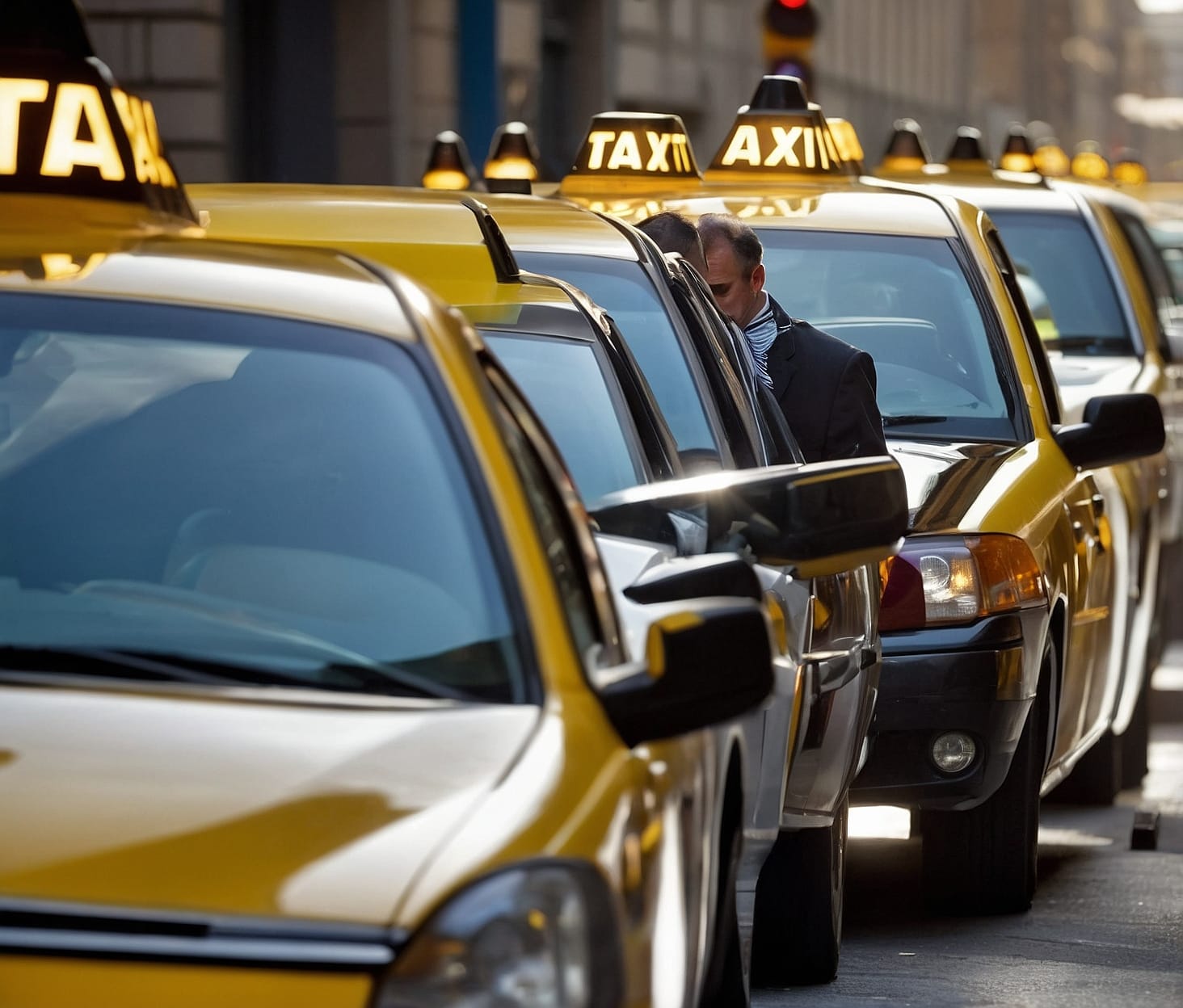 Taxi con conductor profesional